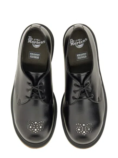 Dr. Martens' 1461 Analine Leather Steel Toe Shoes Brogues In Black