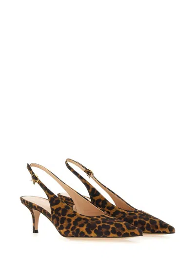 Gianvito Rossi "robbie" Slingback In Multicolor