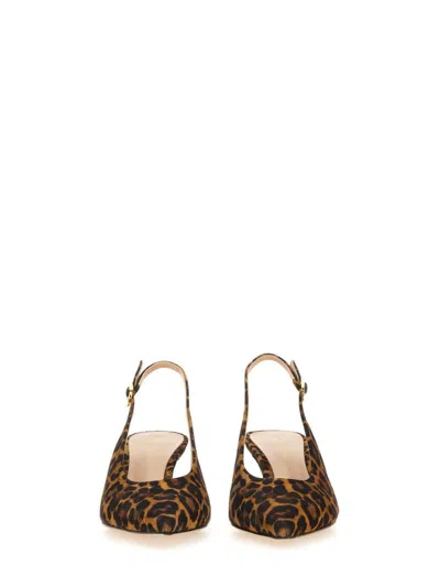 Gianvito Rossi "robbie" Slingback In Multicolor