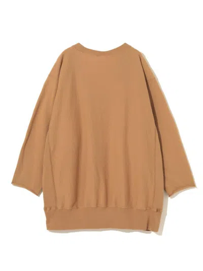 Undercover Tan Champion Edition Beaded Logo Appliqué Sweatshirt In Beige