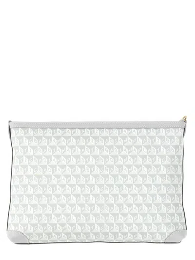 Anya Hindmarch I Am A Plastic Bag Coated-canvas Pouch In Multicolour