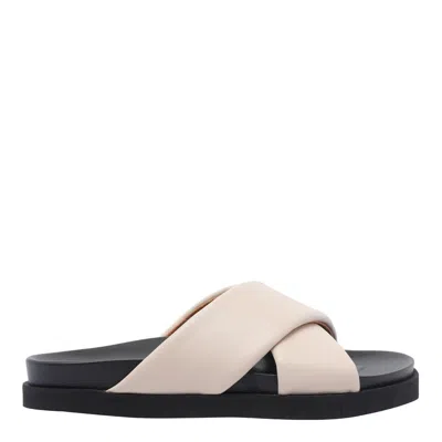 Angel Alarcon Sandals In White