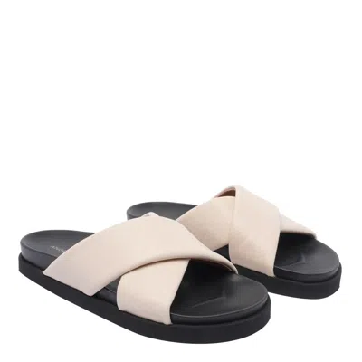 Angel Alarcon Sandals In White