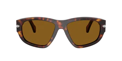 Persol Oversize-frame Sunglasses In Brown