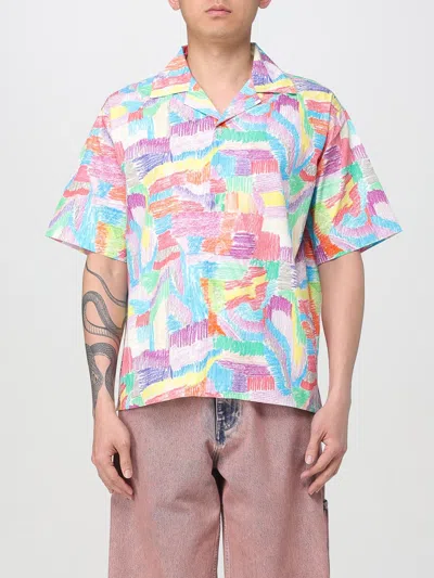 Bonsai Abstract-print Shirt In Multicolor