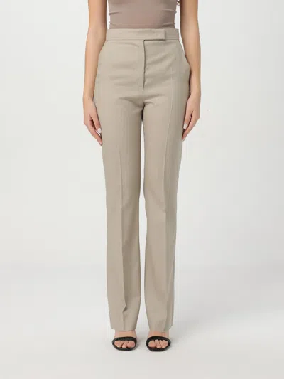 Max Mara Pants  Woman Color Beige In Neutral