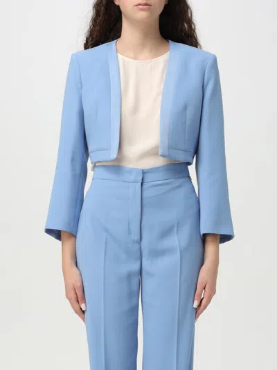Liu •jo Jacket Liu Jo Woman Color Sky Blue In Sky Blue