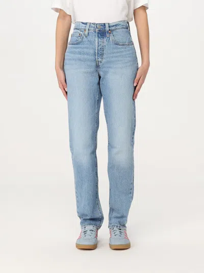 Levi's Wedgie High Waist Slim Jeans In Blue