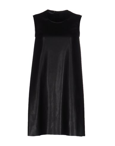 Cedric Charlier Short Dress In Black | ModeSens
