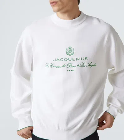 Jacquemus Venice Embroidered Sweatshirt In Multicolor