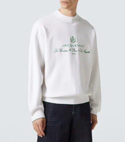 Jacquemus Venice Embroidered Sweatshirt In Multicolor
