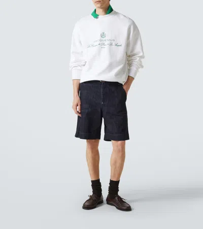 Jacquemus Venice Embroidered Sweatshirt In Multicolor