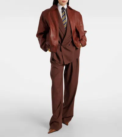 Saint Laurent White Classic Cotton Shirt In Animal Print