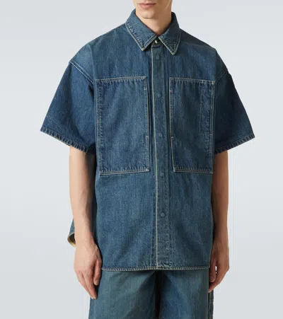 Jil Sander 168 Short Sleeve Shirt In Blue