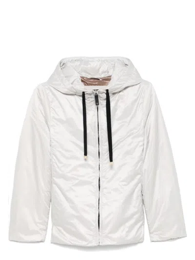 Max Mara The Cube Green H Down Jacket Women In White