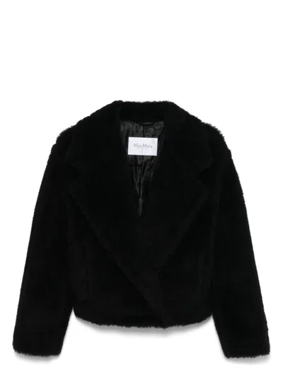 Max Mara Women's Wool Coat In Black