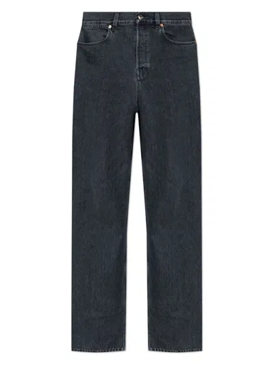 Gucci Wide-leg Denim Jeans In Gray