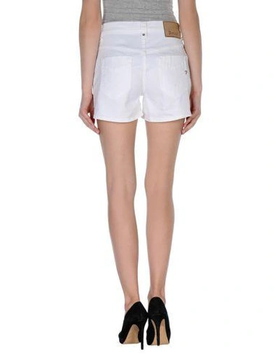 Shop Dondup Denim Shorts In ホワイト