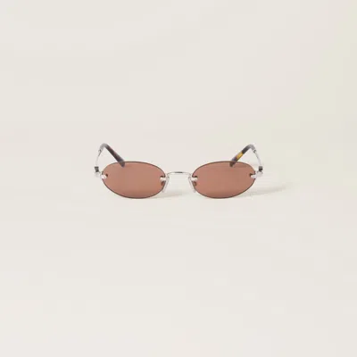Miu Miu Sunglasses In Brown