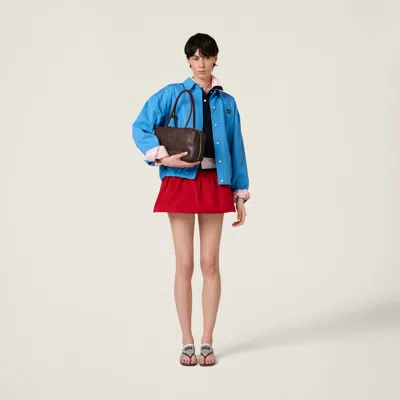 Miu Miu Bomber Jacket In Blue
