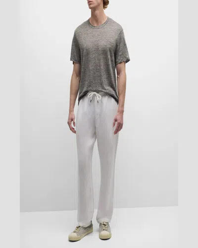 Onia Air Linen Pull-on Pant In Deep Navy