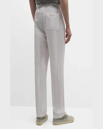 Onia Air Linen Pull-on Pant In Deep Navy