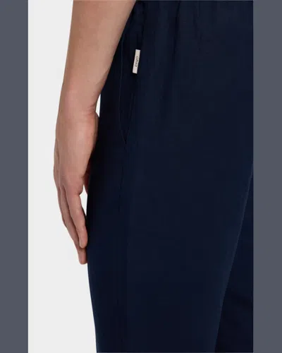 Onia Air Linen Pull-on Pant In Deep Navy
