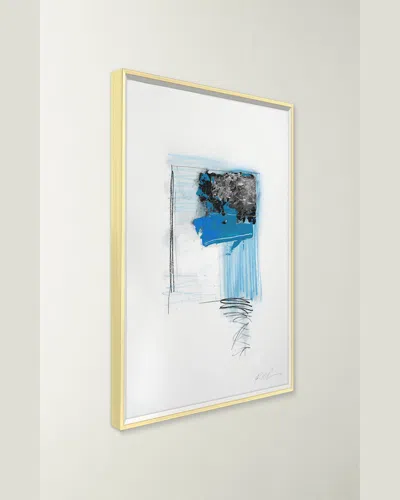 Rfa Fine Art Blue Lines 2 Giclee On Paper By Robert Robinson In Multi