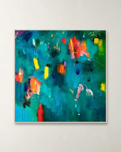 Rfa Fine Art Eclipse Hand-embellished Giclee By Richard Kattman In Multi