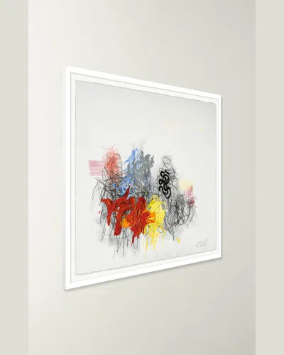 Rfa Fine Art Cloud Hand-embellished Giclee By Robert Robinson In Multi