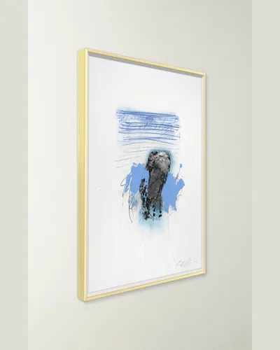 Rfa Fine Art Blue Lines 1 Giclee On Fine Art Paper By Robert Robinson In Multi