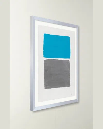 Rfa Fine Art Platinum Sky 3 Framed Acrylic Painting By Deborah Fine In Multi