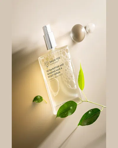 Snow Fox Tetrapeptide And Ginseng Hair And Scalp Serum, 3.4 Oz.