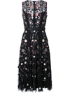 NEEDLE & THREAD floral embellished sleeveless dress,DRYCLEANONLY
