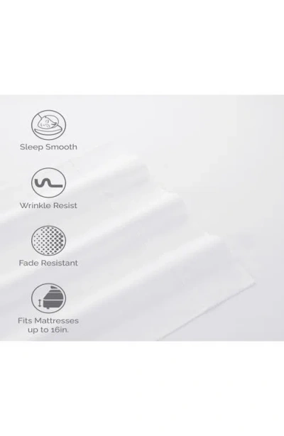 Martex Solid 400 Thread Count Cotton Sateen Sheet Set In White