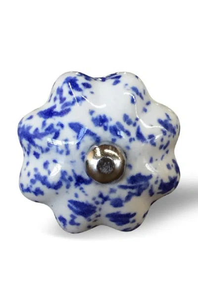 Kinetic 8-pack Knobs In Wavy Blue Willow