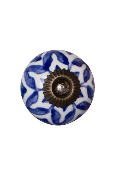Kinetic 12-pack Knobs In Blue Willow Floral