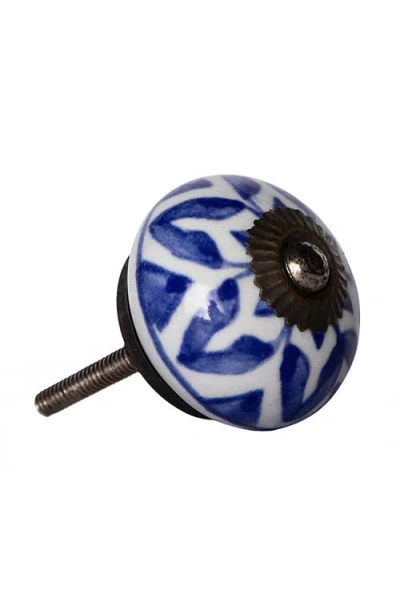 Kinetic 12-pack Knobs In Blue Willow Floral