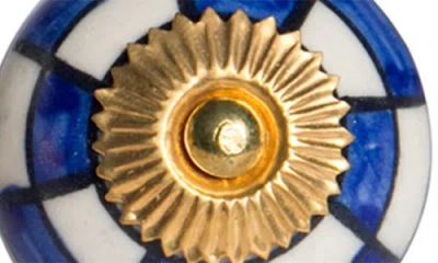 Kinetic 12-pack Knobs In Blue Checkers