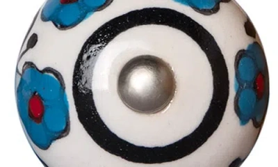 Kinetic 12-pack Knobs In Teal Floral