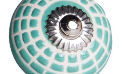 Kinetic 8-pack Knobs In Teal Square