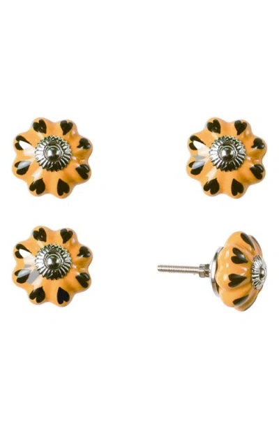 Kinetic 8-pack Knobs In Golden Flower