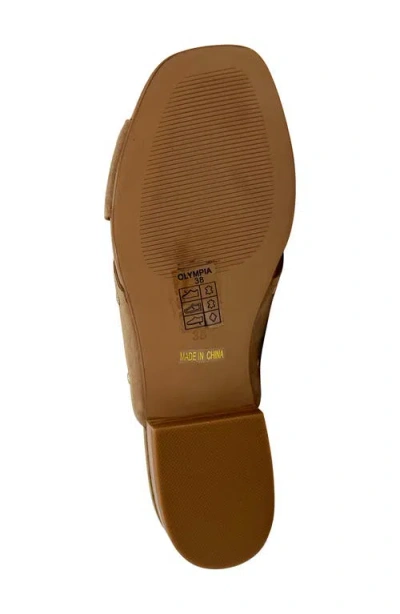 Chelsea Crew Olympia Studded Slide Sandal In Taupe Suede | ModeSens