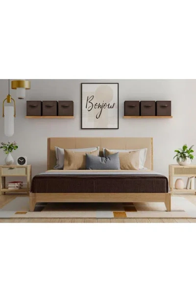 Sorbus Collapsible Storage Cube In Chocolate