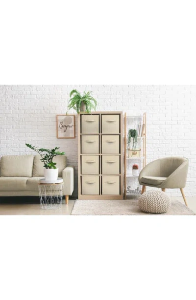 Sorbus 8-pack Collapsible Storage Cubes In Beige