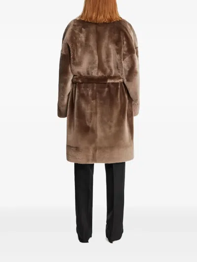 The Row Lucja Coat In Brown