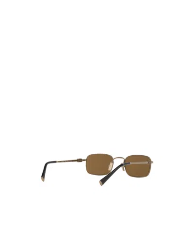 Miu Miu Full Frame Sunglasses In Ancient Gold