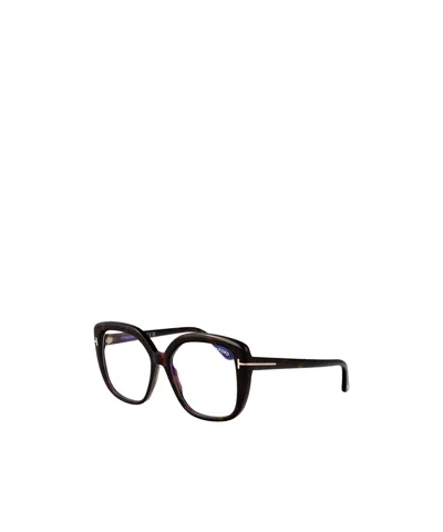 Tom Ford Full Frame Plain Mirror In Dark Tortoise