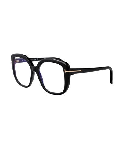Tom Ford Avana Colorata Acetate Optical Glasses In Black