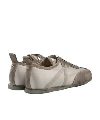 Ann Demeulemeester Siru Soft Low-top Boxing Sneakers In Chalk